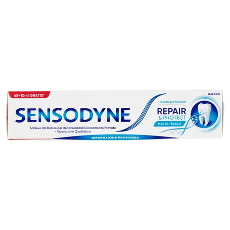 Sensodyne Dentifricio Repair&Protect Denti Sensibili Protegge dalle Carie Uso Quotidiano 75 ml